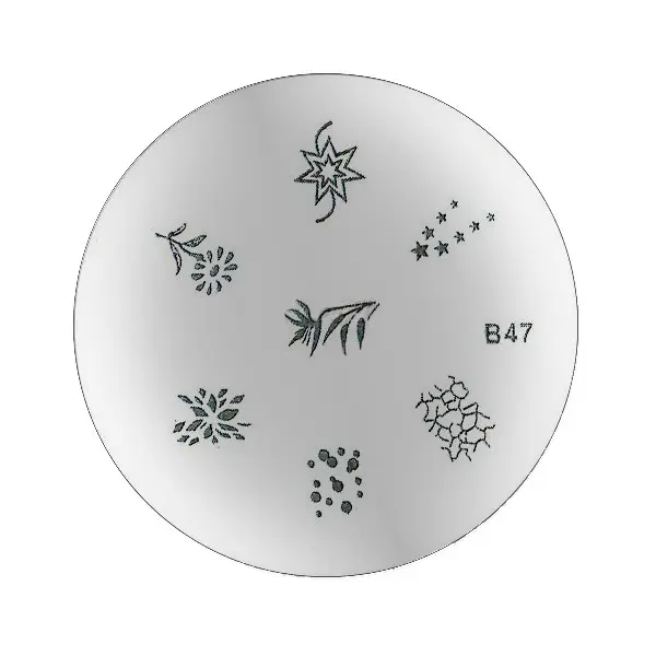 Disc de ştampilare cu motive florale B47