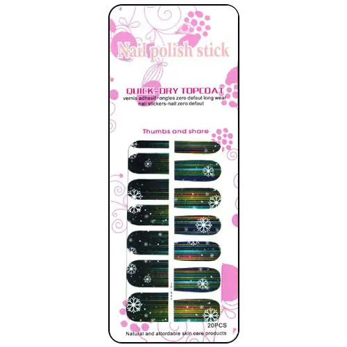 Stickere nail art autocolante - benzi colorate