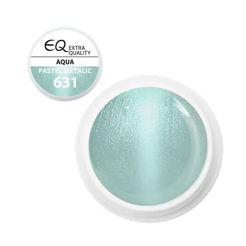 Gel UV Extra quality – 631 Pastel Metalic Aqua, 5g