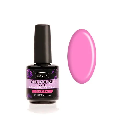 Christel Gel de unghii 2 în 1 - Orchid Pink 15ml