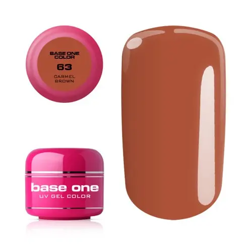 Gel UV Silcare Base One Color - Carmel Brown 63, 5g