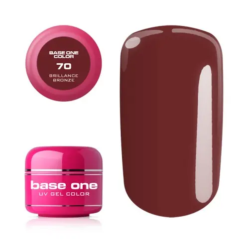 Gel UV Silcare Base One Color - Brilliance Bronze 70, 5g