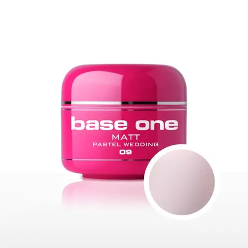 Gel UV Silcare Base One Matt - Pastel Wedding 09, 5g