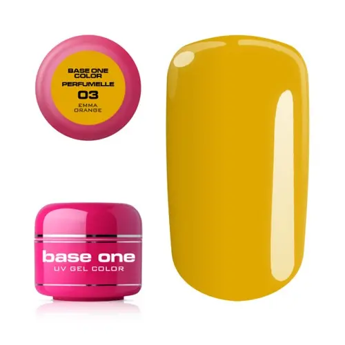 Gel UV Silcare Base One Perfumelle - Emma Orange 03, 5g