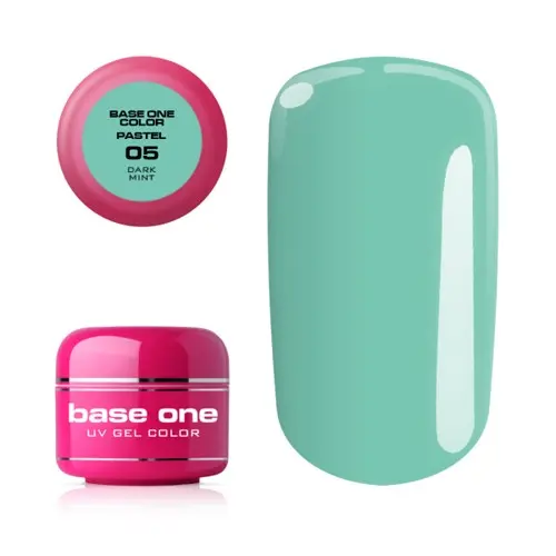 Gel UV Silcare Base One Pastel - Dark Mint 05, 5g