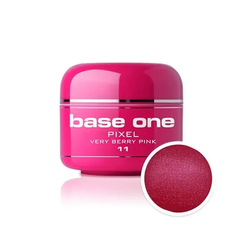 Gel UV Silcare Base One Pixel – Very Berry Pink 11, 5g