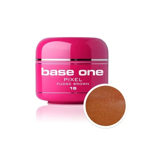 Gel UV Silcare Base One Pixel – Fudge Brown 16, 5g