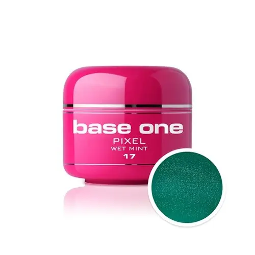 Gel UV Silcare Base One Pixel – Wet Mint 17, 5g