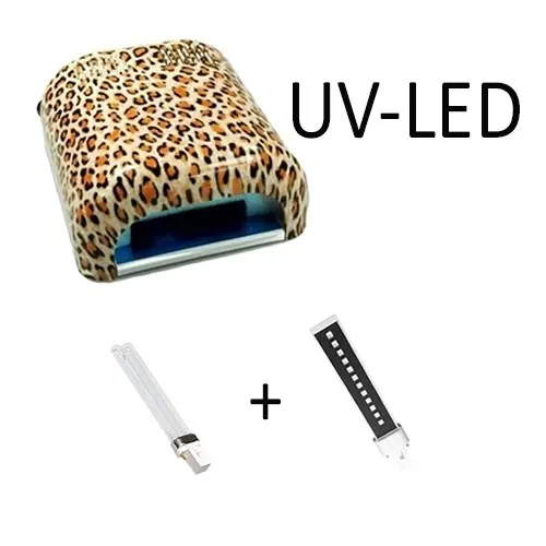 Lampă LED UV combinată pentru unghii cu gel cu model animal - 36W 