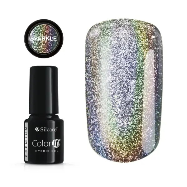 Gel Silcare Color IT Hybrid - Sparkle HOLO, 6g