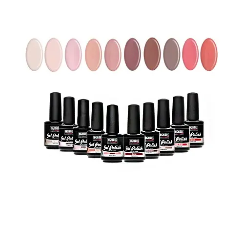 SET mare Nude: 10bucăți de geluri UV