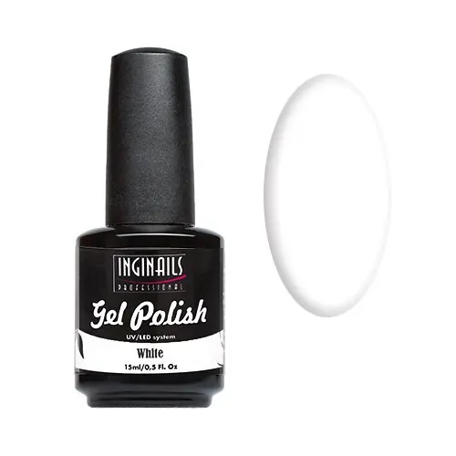 Gel UV Inginails Professionalb - Alb 15ml