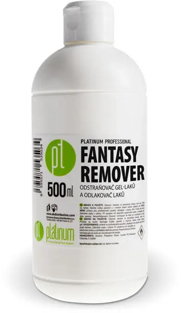 FANTASY REMOVER – soluție pentru îndepărtarea lacului de unghii gel și îndepărtarea lacului, 500ml