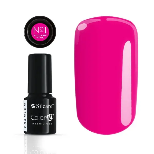 Gel Hybrid -Silcare Color IT Pink No.1, 6g