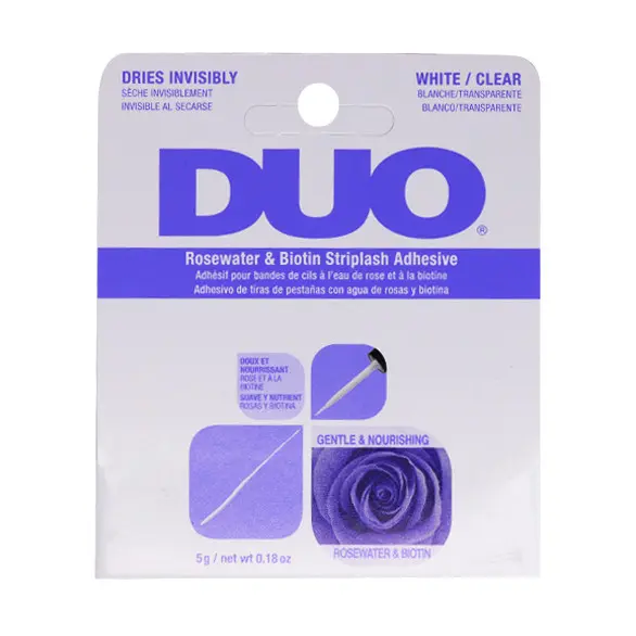 DUO Lipici pentru gene artificiale cu perie - transparent, 5g