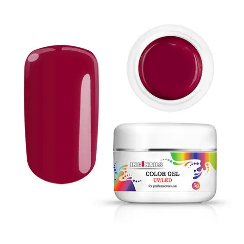 Inginails gel colorat UV/LED - Dark Rose, 5g