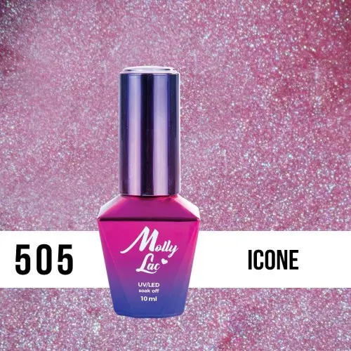 Lac gel MOLLY LAC UV/LED gel polish Bling It On -  Icone 505, 10ml