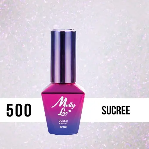 Lac gel MOLLY LAC UV/LED gel polish Bling It On -  Sucree 500, 10ml