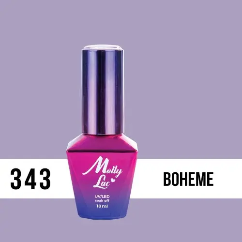 Lac gel MOLLY LAC UV/LED gel polish Fashion Outfit - Boheme 343, 10ml