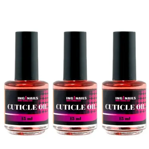 Ulei cuticule PEACH ORANGE Inginails 15ml - 3 buc.