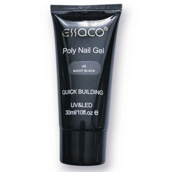 Colorat Gel Poly - Night black, 30ml