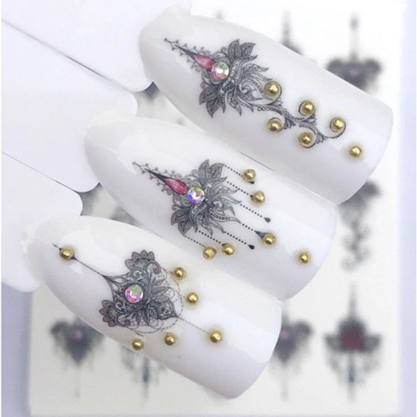 Nail stickers, ornaments