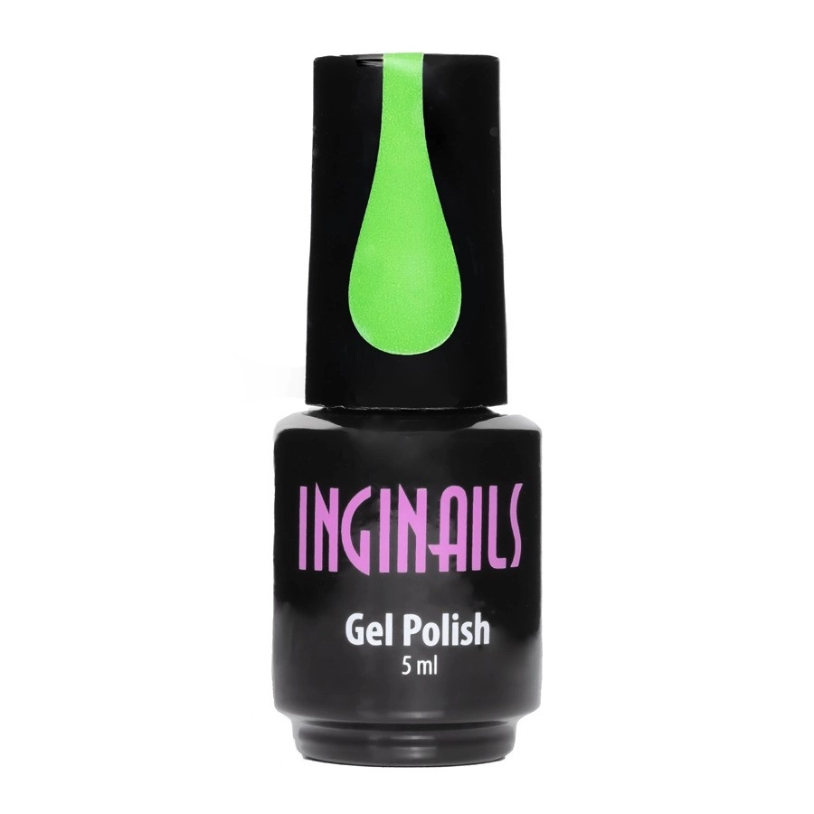 Lac gel colorat Inginails –  Neon Green 058, 5ml