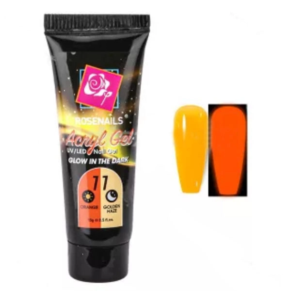 Colorat Gel Poly - Glow in the dark ORANGE/GOLDEN HAZE no.11, 15g