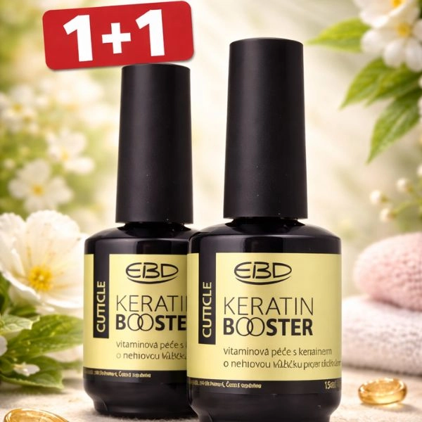 Cuticle - Keratin Booster - îngrijire cu vitamine pentru cuticule, 15ml - PROMOȚIE 1+1 GRATUITĂ