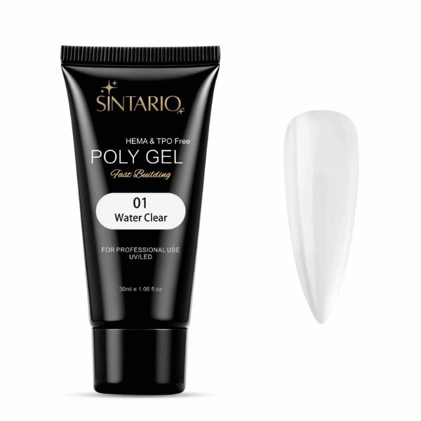 Gel Poly - 01 Water Clear, 30ml