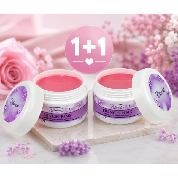 Gel UV - French Pink gel, Camouflage 25g - PROMOȚIE 1+1 GRATUITĂ 