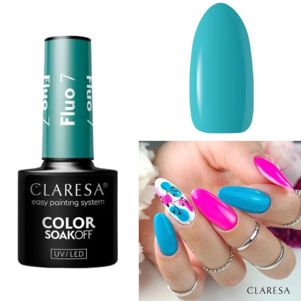 Claresa UV/LED Color Soak Off - Fluo 7, 5g