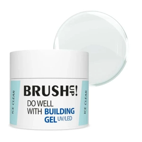 BrushUp! UV/LED Building gel - Ice Clear, 12g