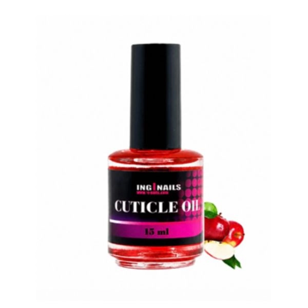 Ulei regenerator pentru cuticule Inginails - Cuticle Oil Red Apple, 15ml