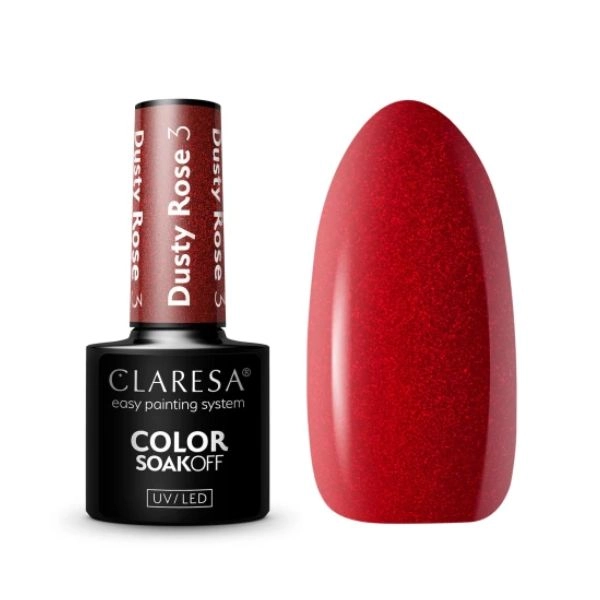Claresa UV/LED Color Soak Off - Dusty Rose 3, 5g