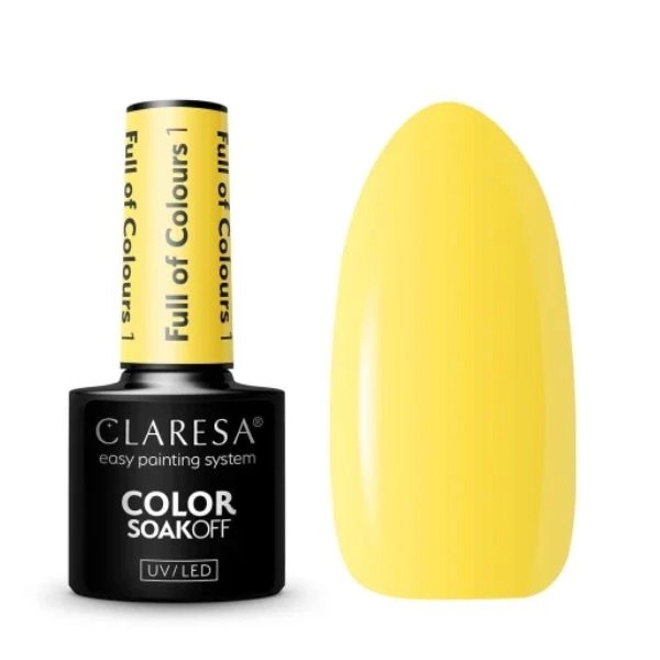 Claresa UV/LED Color Soak Off - Full of Colours 1, 5g