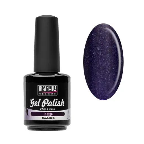 Ojă permanentă Inginails Professional – Indigo 15 ml