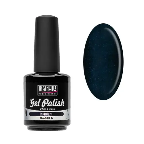 Ojă permanentă Inginails Professional – Midnight 15 ml