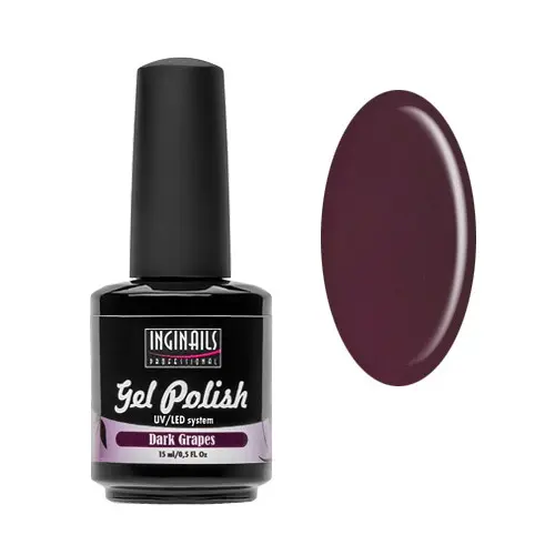 Ojă permanentă Inginails Professional - Dark Grapes 15 ml