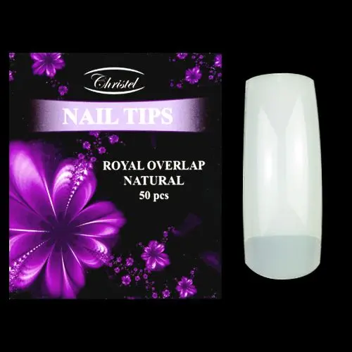 Tipsuri nr. 1 - Royal Overlap culoare naturală, 50 buc