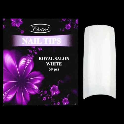 Tipsuri nr. 3 - Royal Salon albe, 50 buc