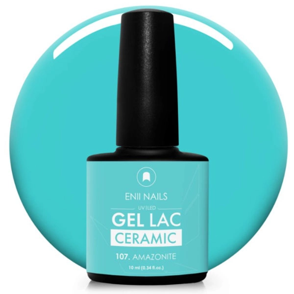 Gel lac CERAMIC- 107 Amazonite, 10 ml