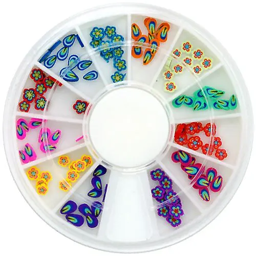 Set Fimo pentru nail art - flori, petale