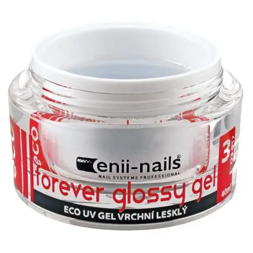 ENII Luciu permanent - gel UV top, 40ml