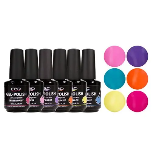 GelPolish - trial kit Summer Kit II. 6x15ml