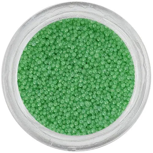 Perle pentru unghii, 0,5 mm – verde deschis