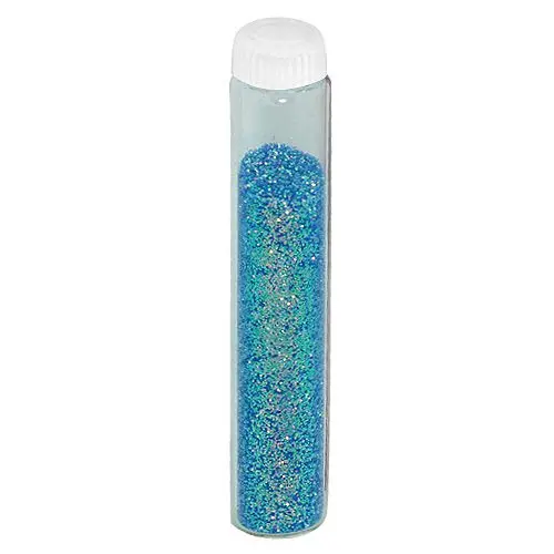 Pudră cu glitter pentru nail art - azur