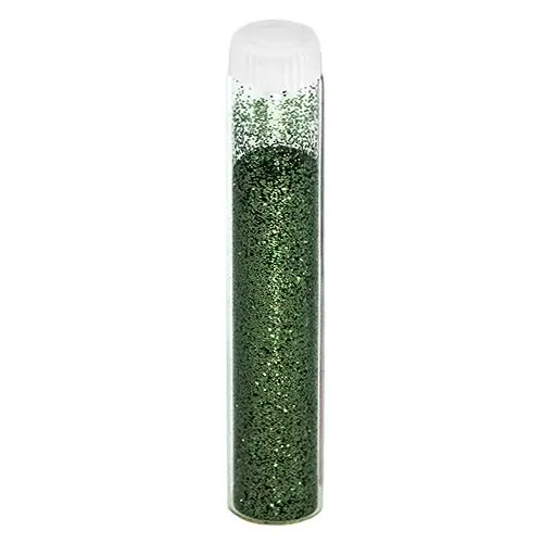 Pudră cu glitter pentru nail art  - verde închis, metalic