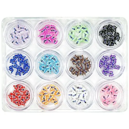 Kit decorativ 12 buc - Fimo Nail Art, 5g